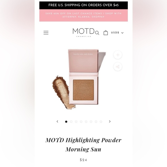 4 piece Makeup bundle New in Box MOTD 1 blush and 3 highlighting powders - Picture 4 of 8